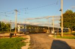 CBQ Nebraska Zephyr on the side track